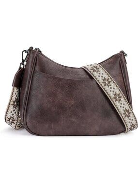 Leather Crossbody Purse, Women's Shoulder Handbag